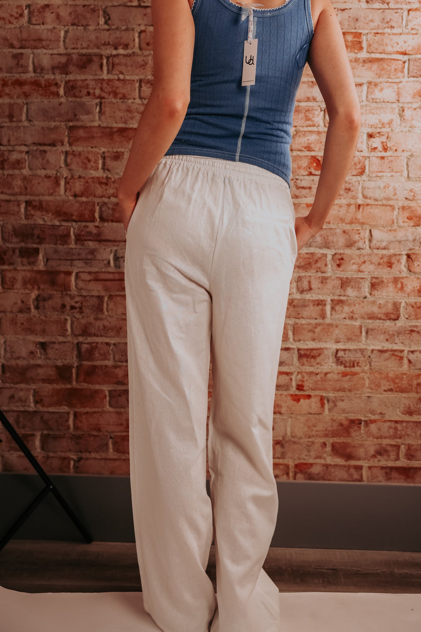 Lori White Beach Pants