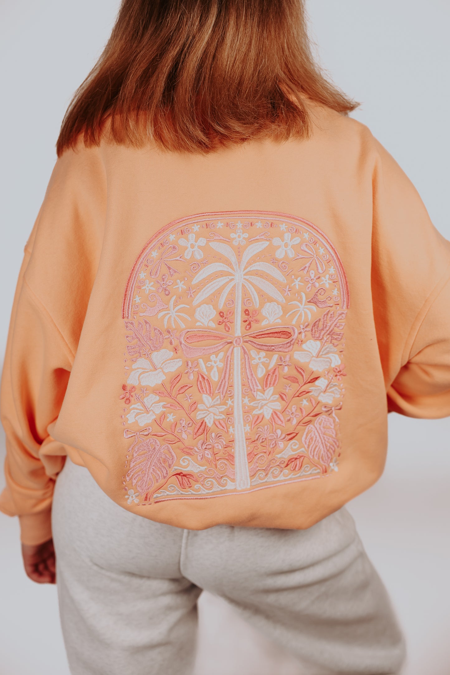 Sherbet Palm Sweatshirt