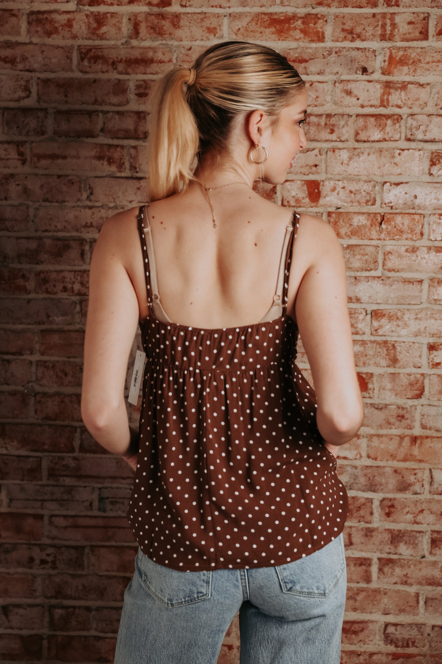 Amelia Polka Dot Top