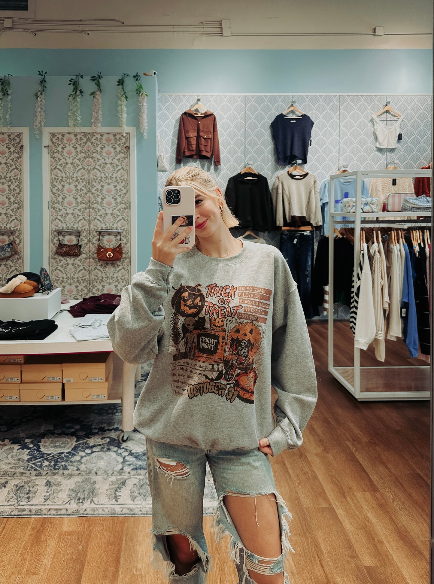 "Trick Or Treat" Sweatshirt