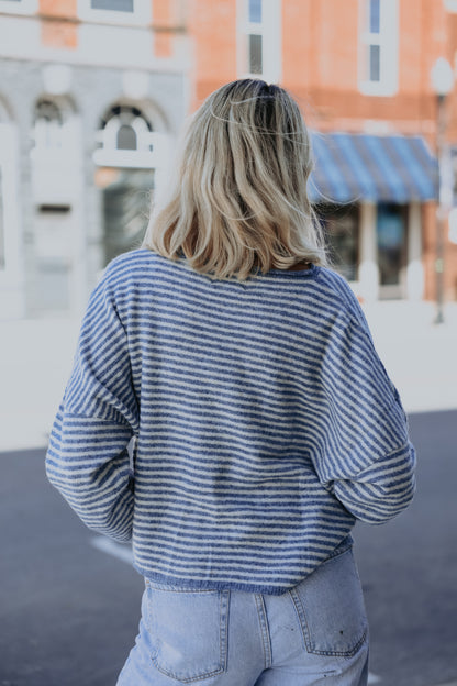 Marley Lightweight Striped Cardigan