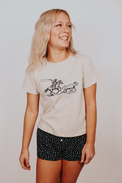 Cowboy Wrangler Baby Tee