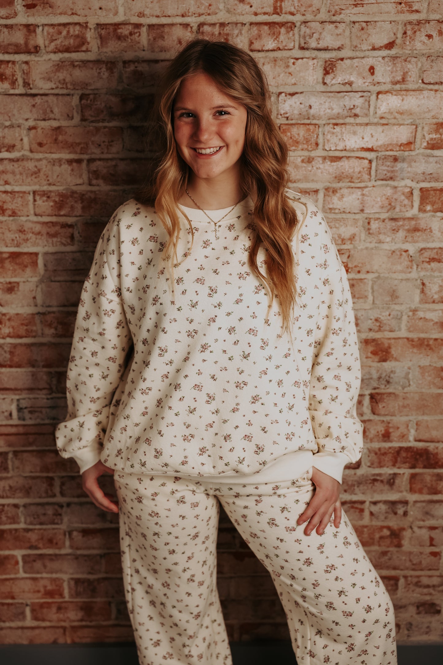 Reese Floral Set Sweatshirt