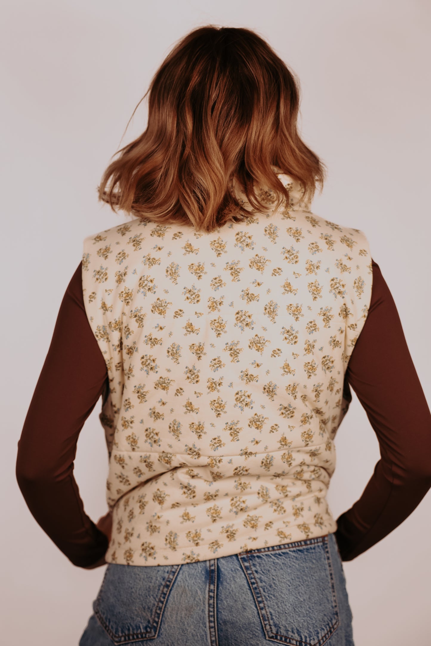 Zoey Floral Puffer Vest