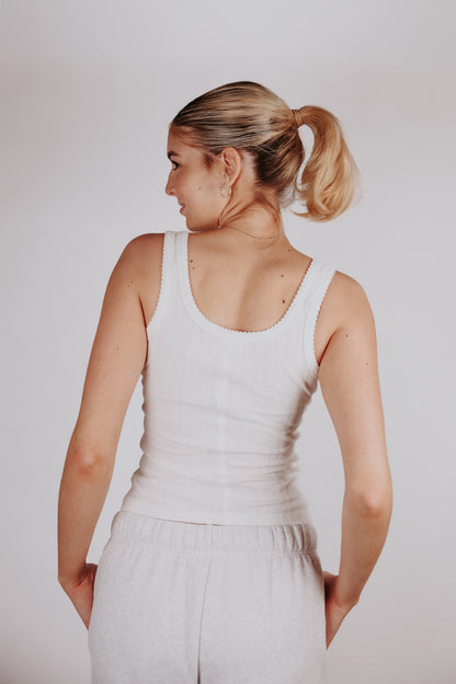 Lilla Button Tank