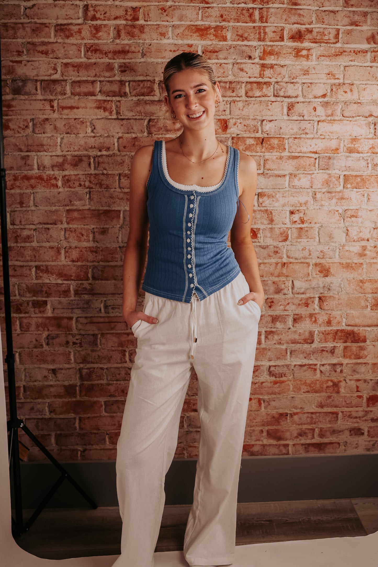 Lori White Beach Pants