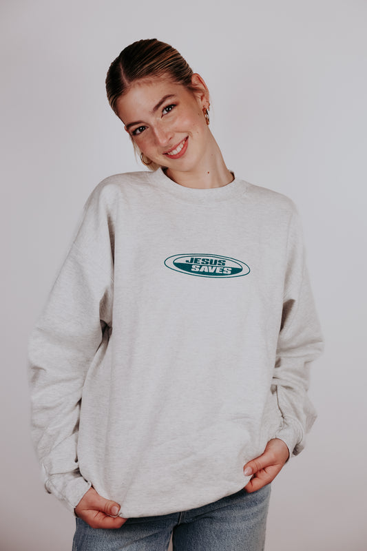 Jesus Saves Crewneck