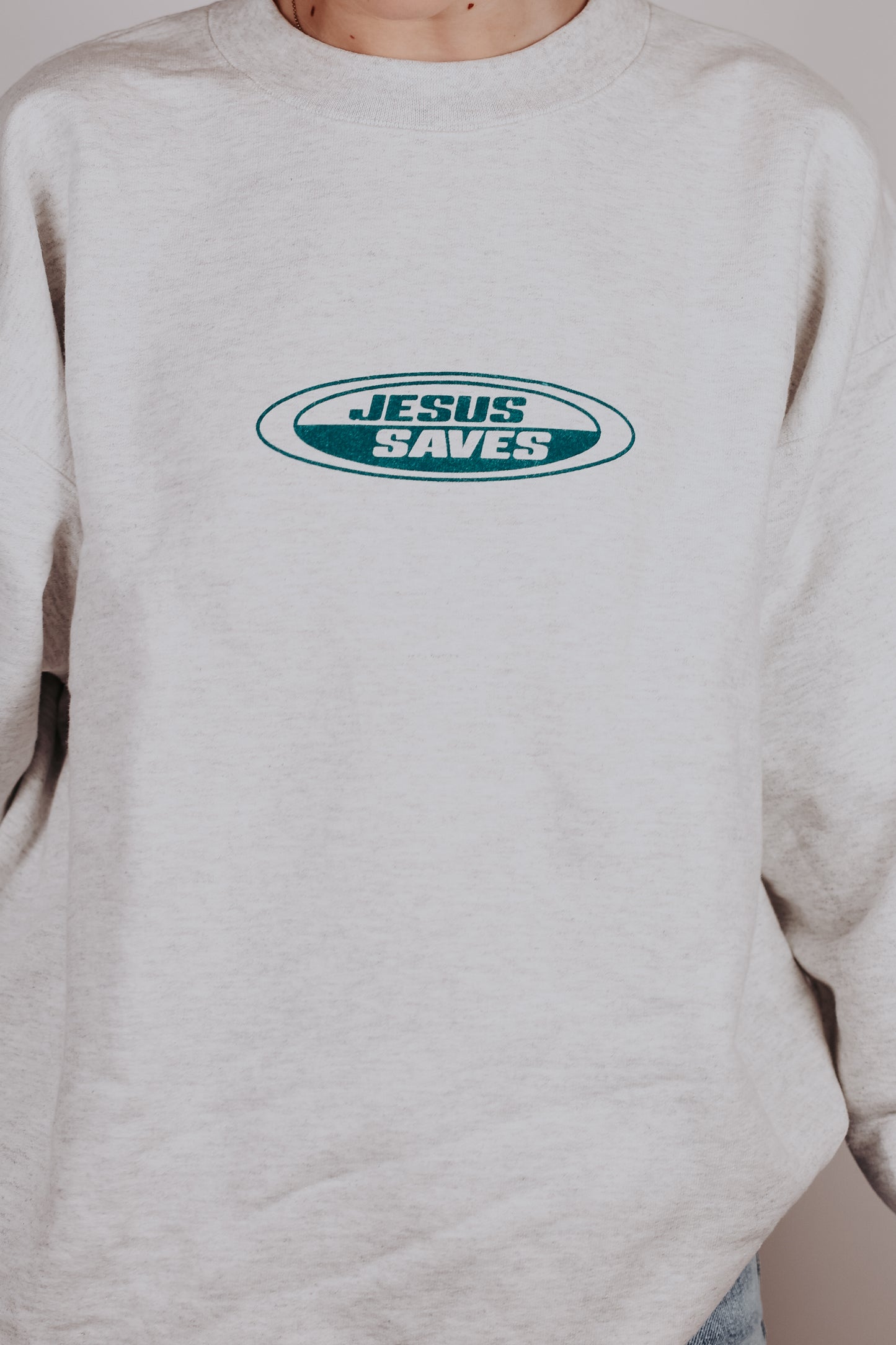Jesus Saves Crewneck