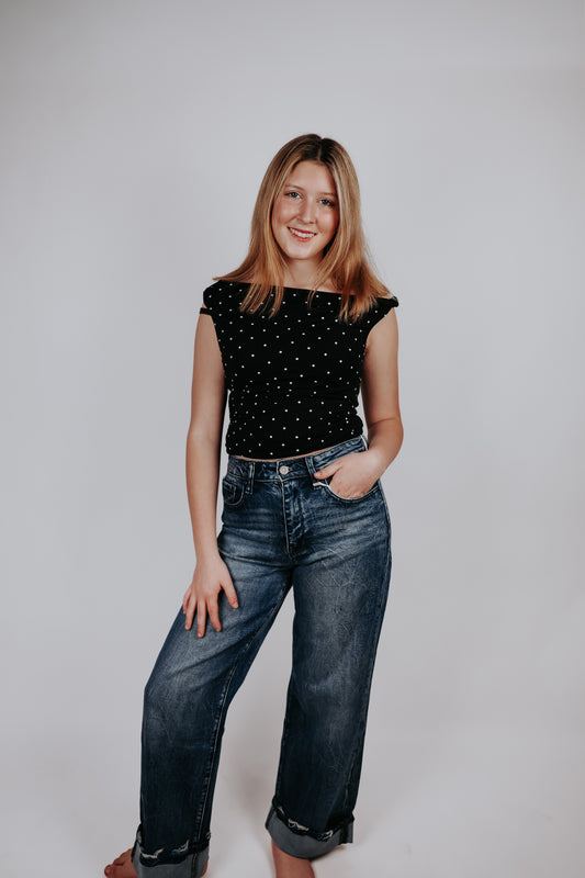 Jaime Polka Dot Top