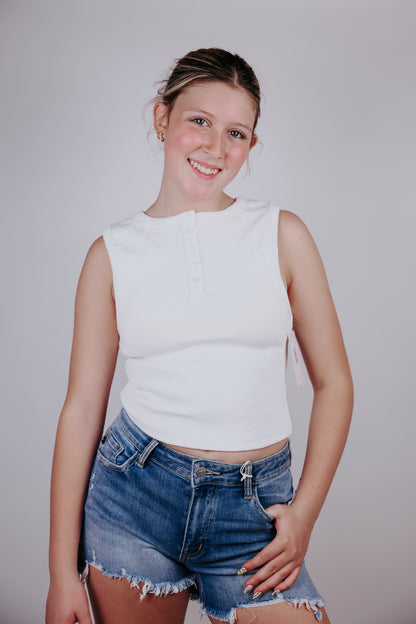 Hailey Button Tank