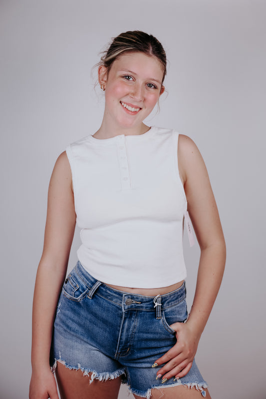 Hailey Button Tank
