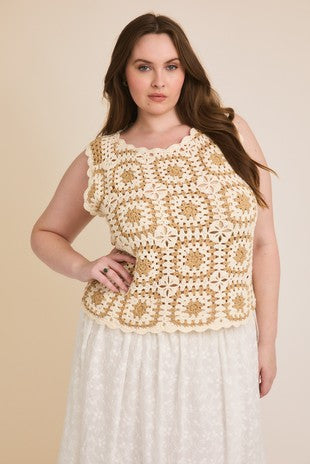 Charlene Crochet Tank