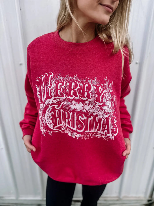 Vintage Merry Christmas Crewneck