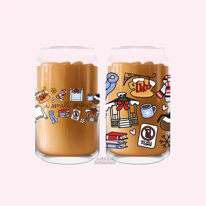 "I Smell Snow" Glass 20oz