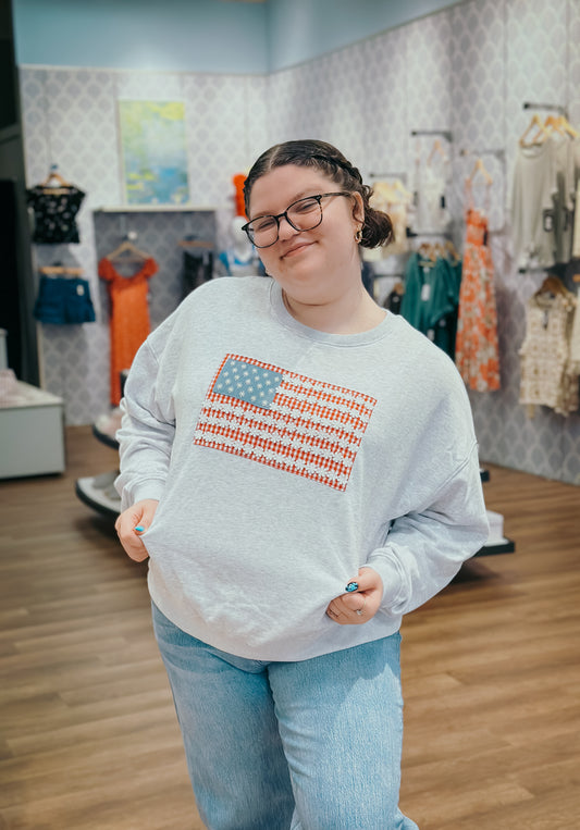 Leah Flag Pullover