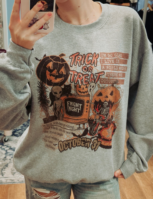 "Trick Or Treat" Sweatshirt