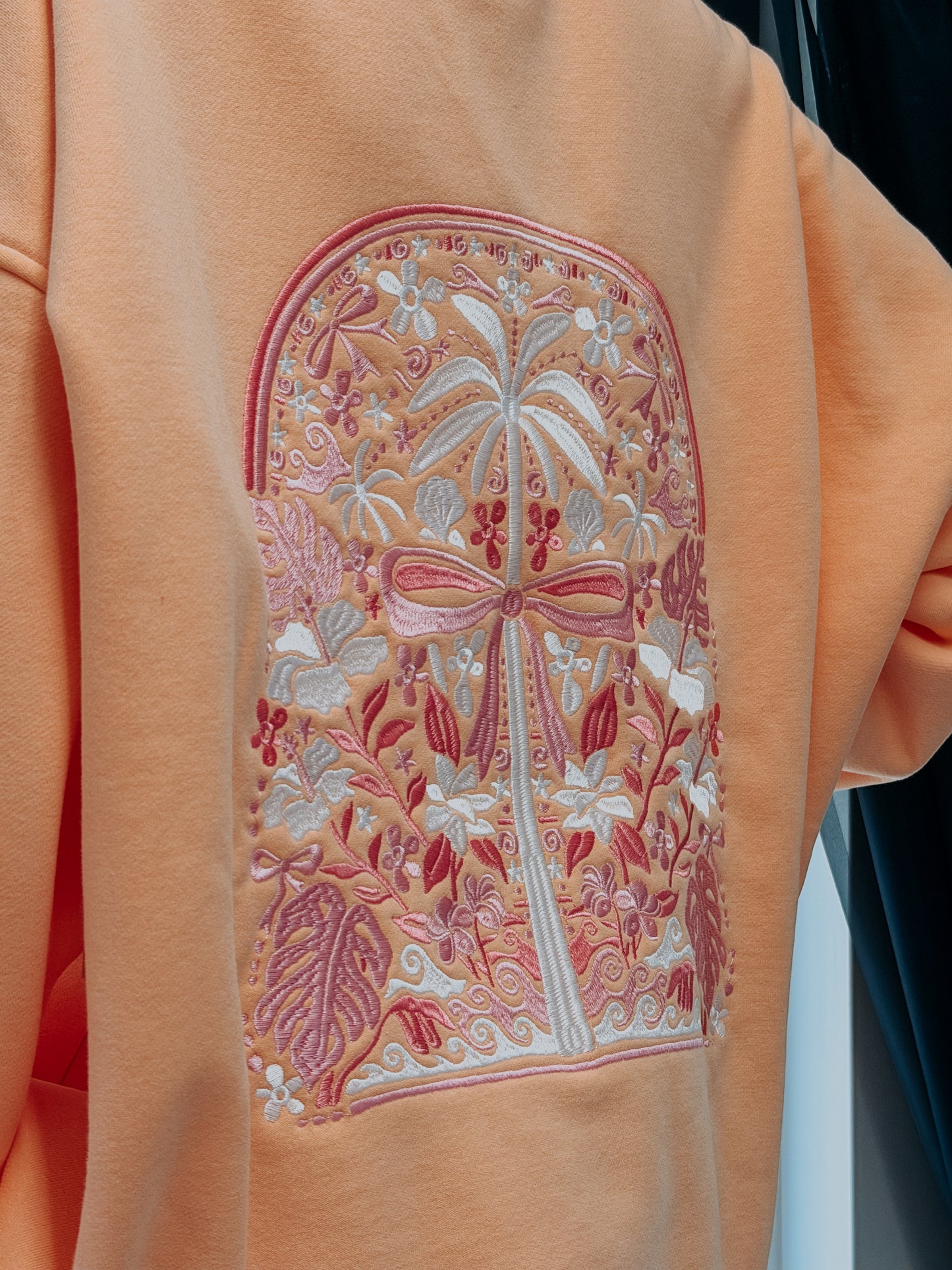 Sherbet Palm Sweatshirt